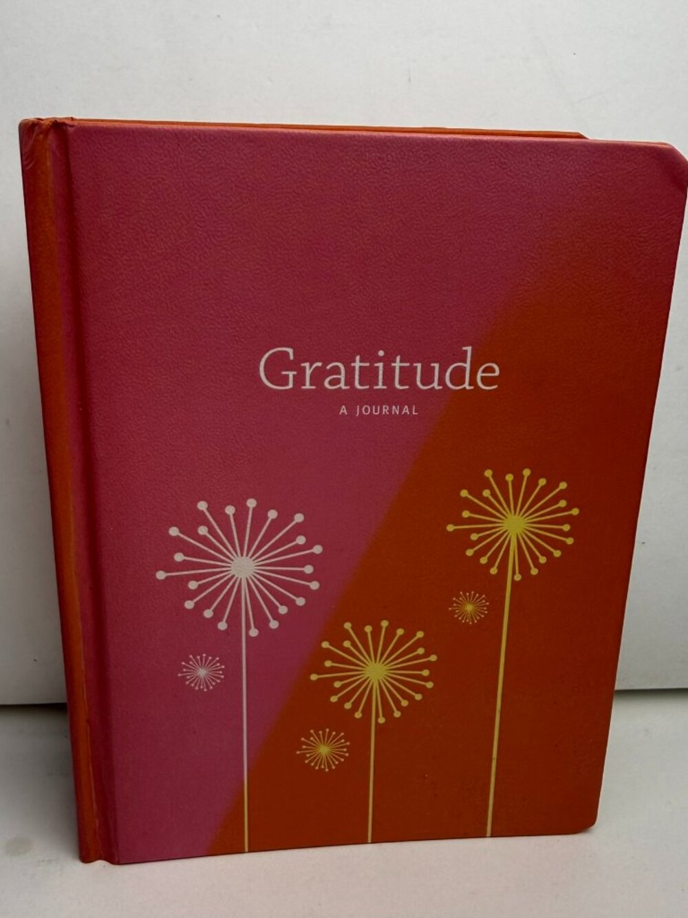 Gratitude A Journal Chronicle Books Hardcover Daily Prompts Quotes Pink Orange